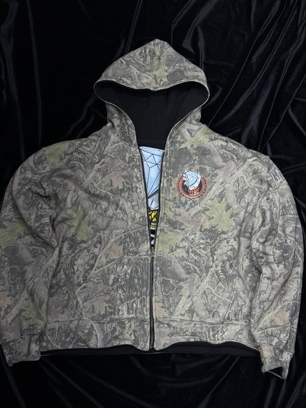 Reversible Camo/Black Jacket